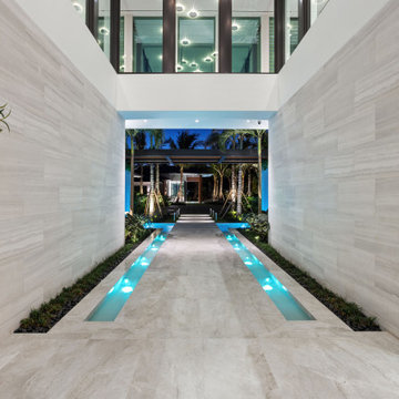 Front Entryway at Sunset