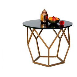 Pentagon Granite Table - Side Tables And End Tables