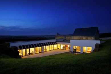 Contemporary exterior in Gloucestershire.