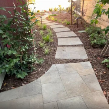 Xeriscape & Native Garden with Waterfall