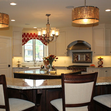 transitional kitchen