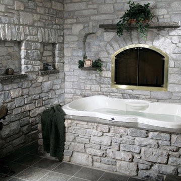 Using stone on interior walls