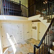 Entry way railings
