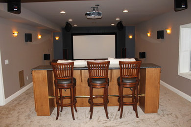 Example of a home theater design in Baltimore