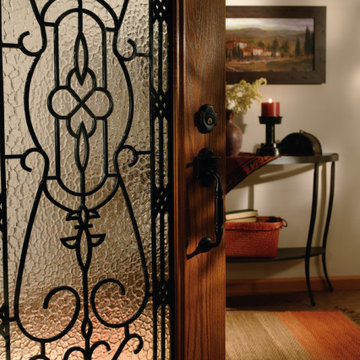 Jacinto Wrought Iron Decorative Door Glass