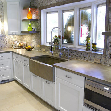 Indoor Kitchen - Concrete Kitchen Countertops