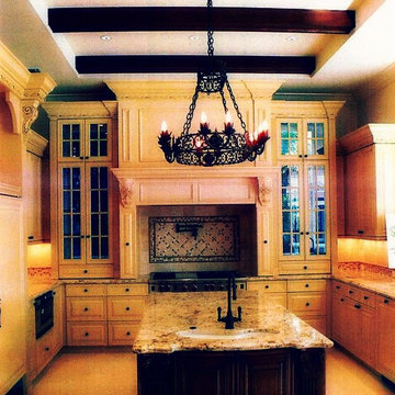 Mediterranean Kitchen 1st Island