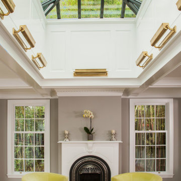 North End Kitchen Family Room with Atrium Skylight
