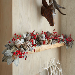 Aspen Fantasy 6' Christmas Garland at Horchow.com - Wreaths And Garlands