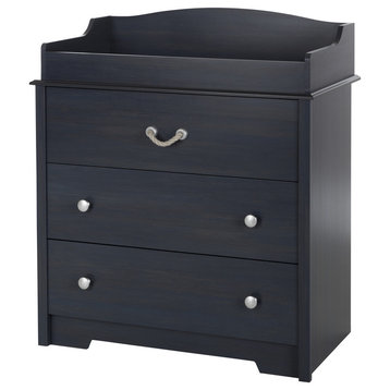 South Shore Aviron 3 Drawer Changing Table in Blueberry