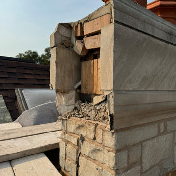 Precast Chimney Top Masonry Repair