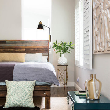 Cozy Rustic Master Suite