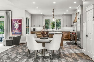 Inspiration for a contemporary kitchen remodel in Baltimore