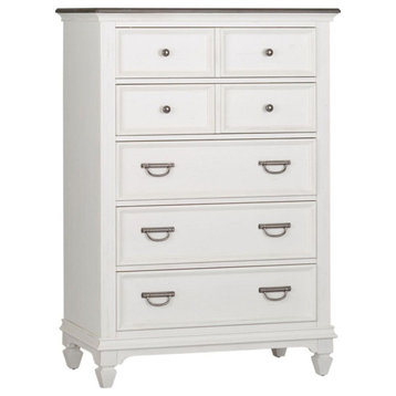Liberty Furniture Allyson Park Five Drawer Chest in White