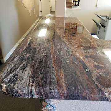 BNT Promotions Service counter Brown Rainforest Marble