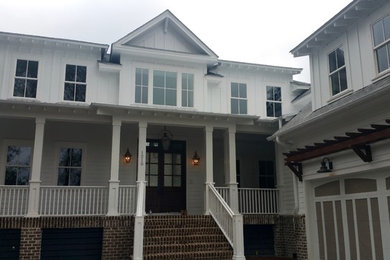 Example of a beach style exterior home design in Charleston
