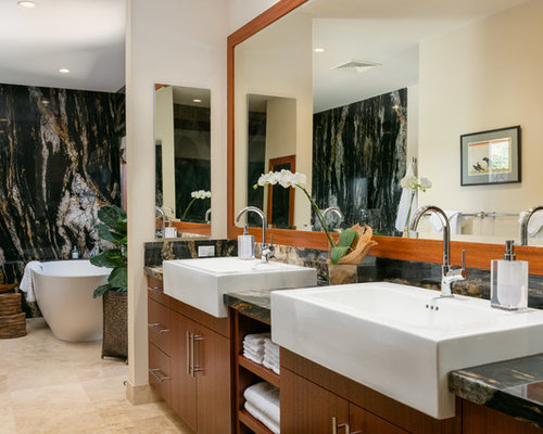 Tropical Bathroom Design Ideas, Remodels & Photos