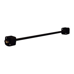 Satco - Satco TP166 Black 48 inch Extension Wand Track Lighting Track Standoff Rod - Tracks And Rails