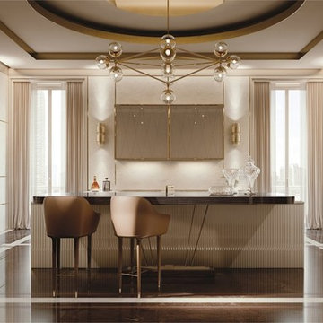 Art-Deco Style Italian custom kitchens