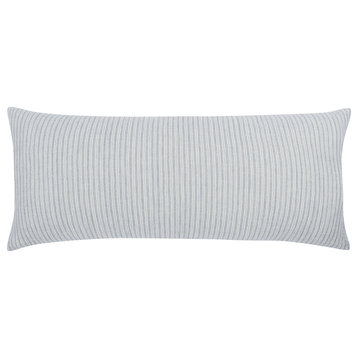 Camille Rectangular Throw Pillow, Ash Blue