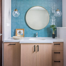 Powder room and bathroom