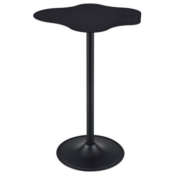 Coaster Keanu Modern Metal Pedestal Cloud-Shaped Top Bar Table in Black