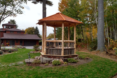 Design ideas for a coastal landscaping in Portland Maine.