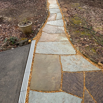 Drainage and Hardscape design-build project in Pittsboro, NC
