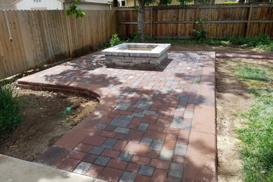 Small patio and fire pit