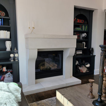 Cast Stone Fireplace Mantels