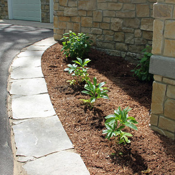 Bocce ball court & landscaping