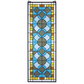 Design Toscano Boundless Rhythm Stained Glass Window