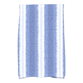 Sea Lines, Stripe Print Hand Towel, Blue - Contemporary - Bath