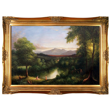 View on the Catskill--Early Autumn, 1837, Victorian Gold Frame 24"x36"