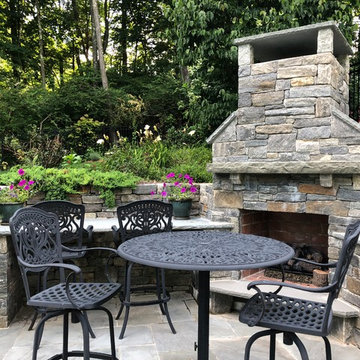 Late Season Fireplace & Bar