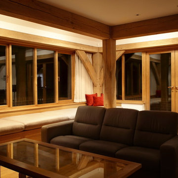Oak Framed Addition to Early 20th Century Home