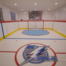 Downstairs hockey