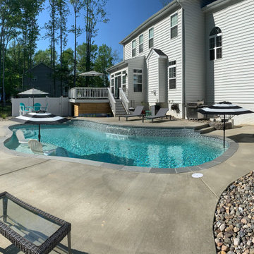 Swimming Pool Build in La Plata, MD - JL - Wise Pool & Spa