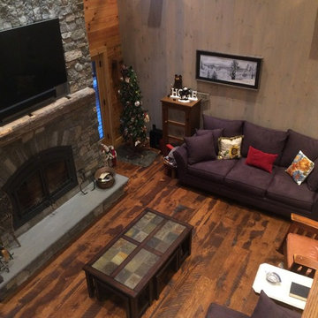 Rustic Hit & Miss Textured White Oak Floor