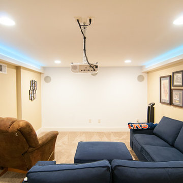 1960's Split Level Basement Renovation