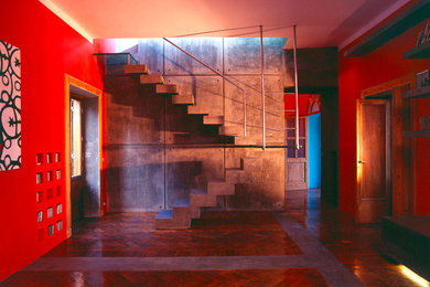 This is an example of an industrial staircase in Rome.