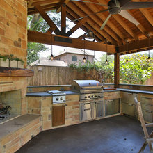 outdoor kitchen