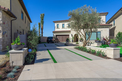 Trendy home design photo in Orange County