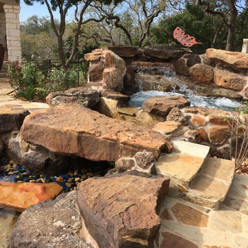 Spa Spillway Into Stream