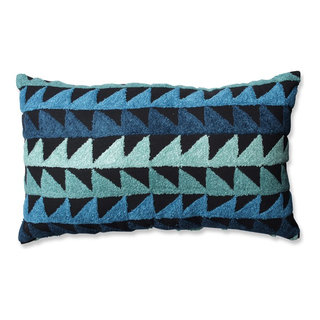 Pillow Perfect Merida Pimento 2-Piece 16-1/2-in x 24-1/2-in Orange