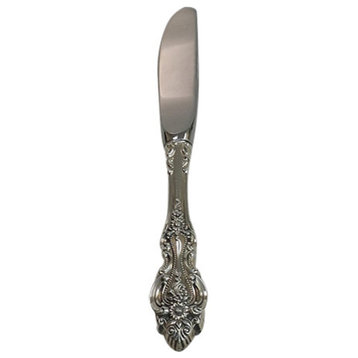 Wallace Sterling Silver Grand Victorian Butter Spreader, Hollow Handle