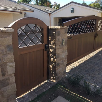 Custom Wood Driveway Gates