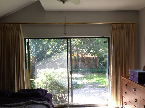 Curtain Ideas For Sliding Glass Door In, How Wide Should Curtains Be For Sliding Glass Door