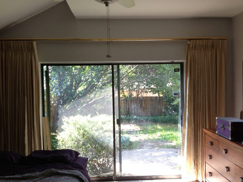 Curtain Ideas For Sliding Glass Door In Master Bedroom