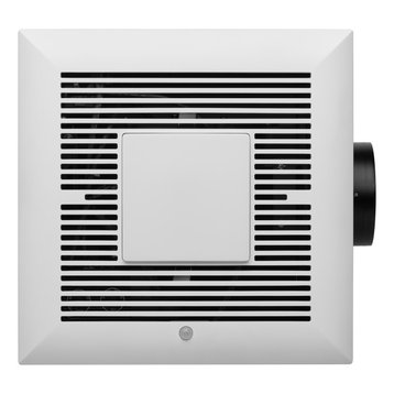 Hauslane BF200 Electric Bathroom Fan with Humidity & Motion Sensor - 5000K LED